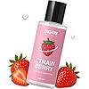 Lubrificante Intimo Aromatizzato Gusto Fragola a Base d’Acqua Commestibile per Coppia Ideale per Sesso Orale Texture Scivolosa Zero Appiccicoso Consegna Discreta 100ml