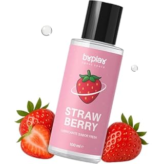 Lubrificante Intimo Aromatizzato Gusto Fragola a Base d’Acqua Commestibile per Coppia Ideale per Sesso Orale Texture Scivolosa Zero Appiccicoso Consegna Discreta 100ml