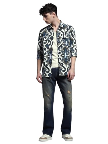 Image of Jack & Jones Men Cotton Regular Fit Shirt