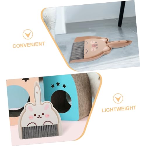 MAGICLULU 2satz Mini-besen Und Kehrschaufel-set Reinigungsbürsten Set Für Tisch Kompakt Und Tragbar Geeignet Für Tierhaare Und Schmutz Aus Langlebigen Materialien – Bild 6