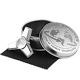 Only High Quality Fidget Spinner Stainless Steel by OHQ - EDC Premium Hand Spinner Toy for Killing Time - Reduces Anxiety, Increases Focus, Helps ADHD&Autism (Silver)