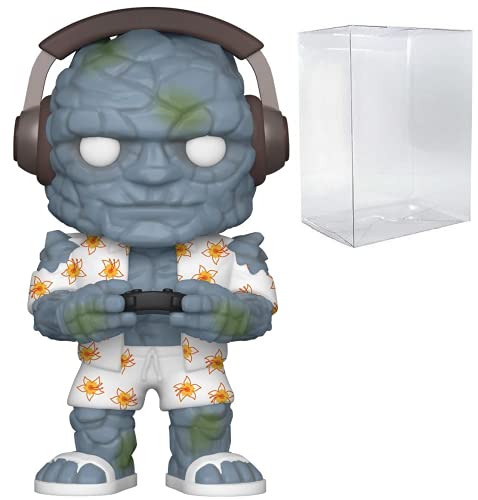 Marvel: Avengers Endgame - Figura de vinilo para Gamer Korg Funko Pop (con funda protectora compatible con caja emergente)
