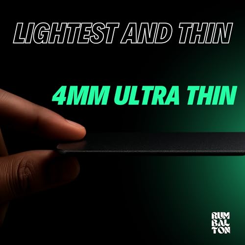 Image of GlassPad 1.0 Glass Mouse Pad for Gaming & Work, XL Professional Mouse Mat | Toughened Glass Surface, Micro Etched | Dirt & Water-Resistant | Enhanced Precision & Speed (Black, 400 * 300mm)