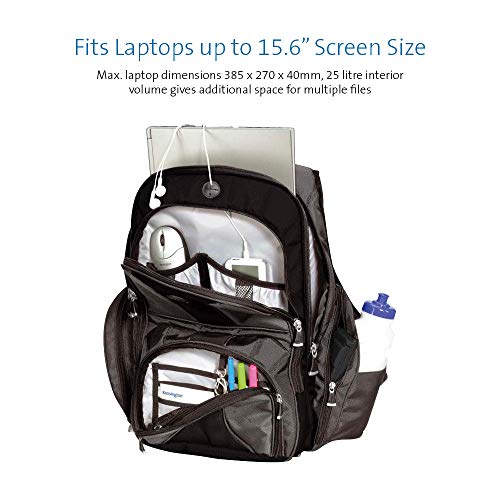 Kensington Contour Backpack 16, Black, 1500234 #TOP1