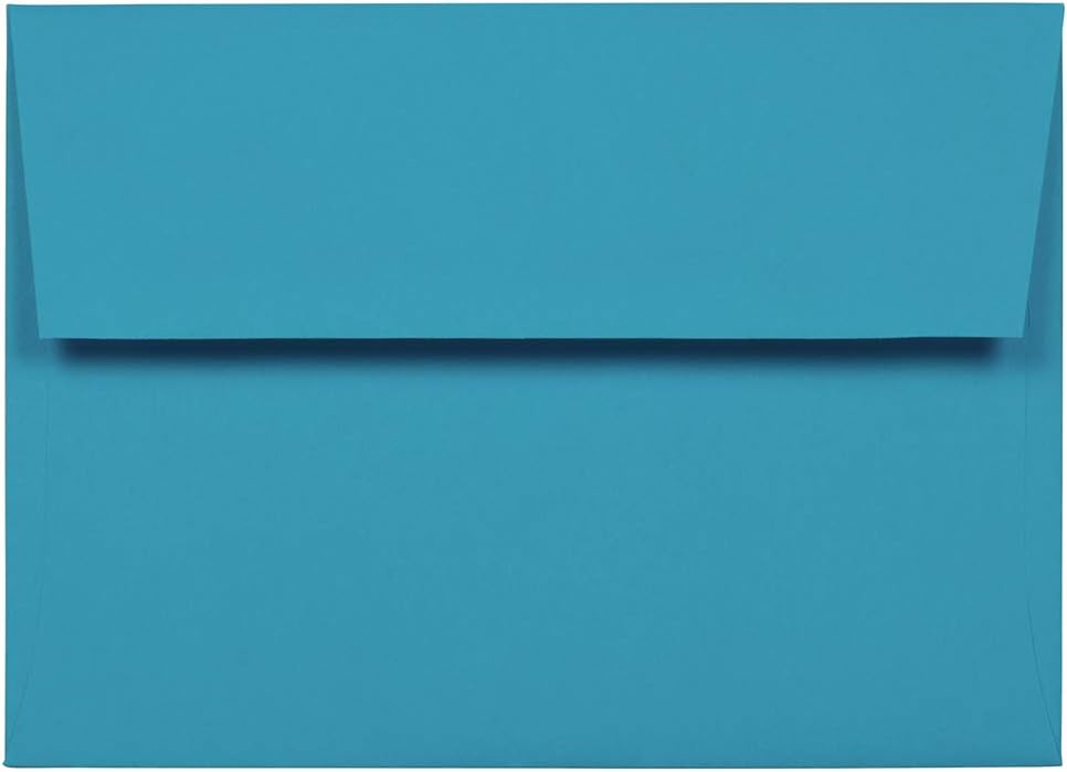 JAM PAPER A10 Colored Invitation Envelopes - 6 x 9 1/2 - Blue Recycled - Bulk 500/Box
