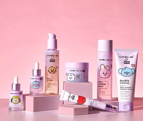 The Crème Shop x BT21 BABY Klean Beauty™ Bundle Collection Double Cleanse, CICA-MEND™ Serum, Deep Oil, Glow Essence, Water Crème, Toner, Eye Crème (Set of 7) The Crème Shop x BT21 BABY Klean Beauty™ Bundle Collection Double Cleanse, CICA-MEND™ Serum, Deep Oil, Glow Essence, Water Crème, Toner, Eye Crème (Set of 7)