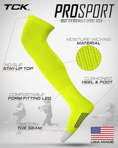 Image of Baseball Softball Over the Knee Socks Prosport | Durable Performance | Double Welt Top | Smooth Toe | Moisture Wicking