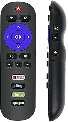 Replacement Remote Compatible with All TCL Roku TV - No Setup Required
