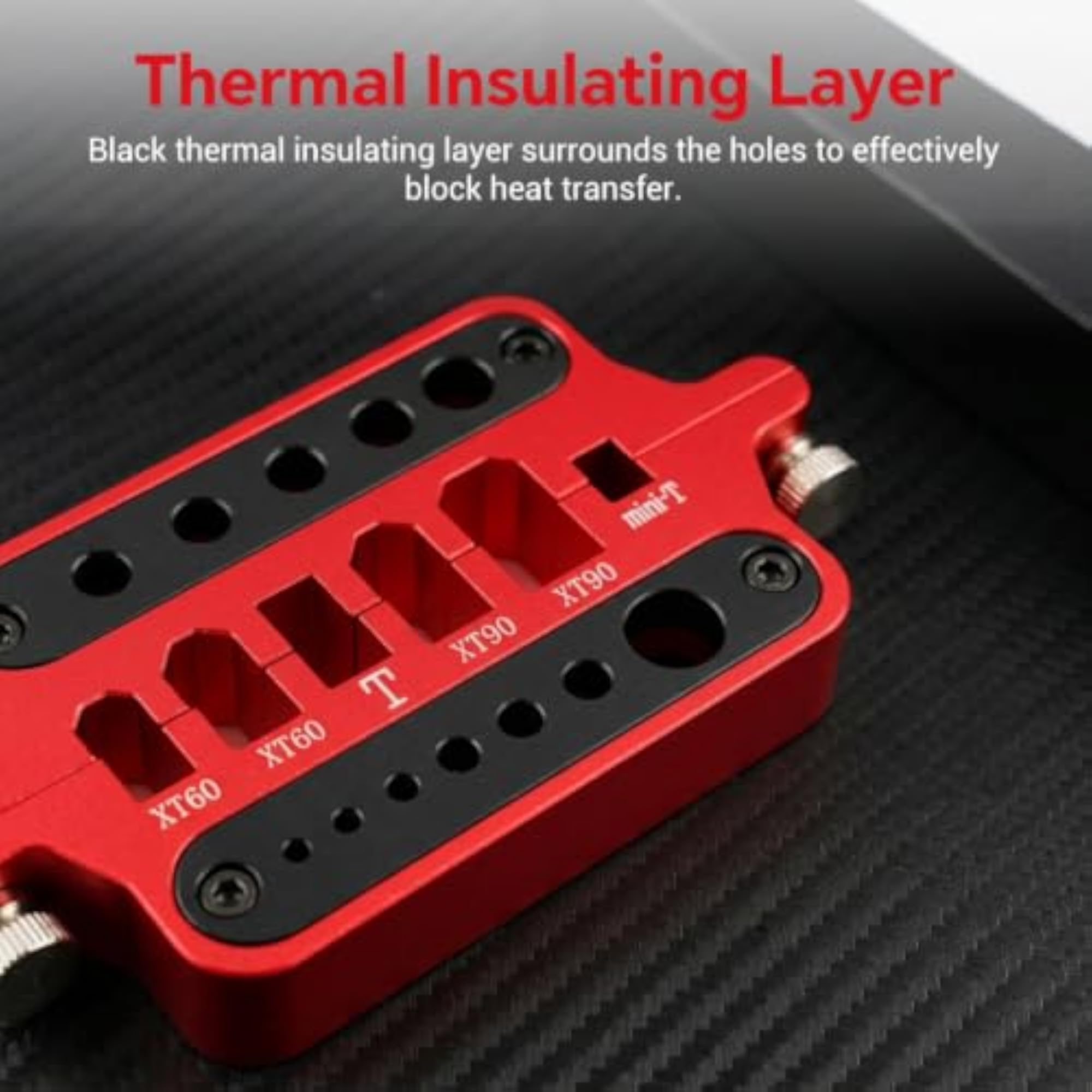 Aluminum Soldering Jig Holder for XT60 XT90 Connectors