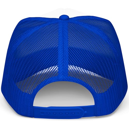 Image of It's Lake Time Summer Classic 5 Panel Foam Front Mesh Snap Back Trucker Hat