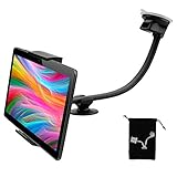 FLEXIBILIDAD Y GIRO 360º: Gracias a la flexibilidad de nuestro soporte coche para tablet va a poder girar su tablet pc en cualquier orientación (horizontal o vertical) y en cualquier ángulo, brindándole la experiencia de visualización más cómoda y perfecta. Nuestro soporte cuenta con un cabezal giratorio para una rotación de 360º y un brazo articulado para facilitar el movimiento.