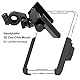 NC-17 Handy Halterung für Fahrrad | Handyhalter Motorrad | 360 Grad drehbar | Halter für Mobiltelefon iPhone, Samsung Div. | 4.7“ bis 6.8“ Zoll
