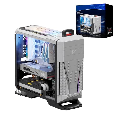 Wyiauy Desk Toys Building Blocks Set, PC Desktop Computer Building