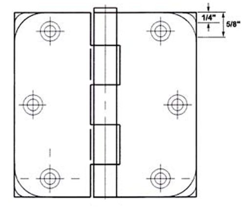 21 Oil Rubbed Bronze 3.5X3.5X2.2mm 5/8