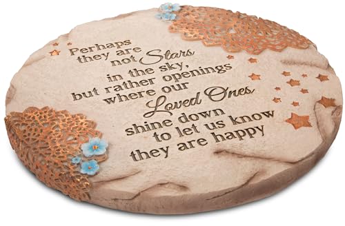 Pavilion Gift Company - Stars in The Sky - Garden Stone Bereavement Grief Loss Memorial Remembrance Loved Ones Home Garden Decor Keepsake