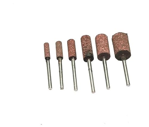 適合100個/袋入りシリンダー4-12mmゴム研磨剤入り鋭いポイント粗研削ヘッド金属メーブルガラス適合(12mm)