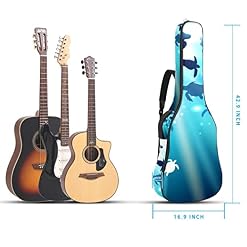 Housse de transport étanche pour guitare avec bandoulière réglable Motif tortue dans l’océan, Multicolore 03., 42.9×16… - Les Beatles, Paul McCartney, John Lennon, RIngo Starr, George Harrison Housse de transport étanche pour guitare avec bandoulière réglable Motif tortue dans l'océan, Multicolore 03., 42.9x16… – Image 5