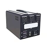 Stazione di alimentazione portatile 1260 Wh/350000 mAh Generatore di capacità super grande, batteria di backup con DC/AC/USB/illuminazione a LED per picnic all'aperto Pesca Drone Viaggio Festa Campe