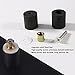 ERoomQ Door Pull Handle Black, Heavy Stainless Steel Door Handle, Industrial Pipe Door Pull Handle H-Shape, for Home/Shop/Garage/Office - Pipe Diameter 38mm(Black 600 * 400mm)