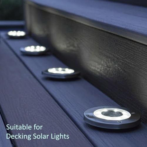 4 x Soluminate™ UK AA Rechargeable Solar Light Batteries 1.2V 600mAh NiMH Ni-MH for use outdoors in Garden Solar Lights - Image 5