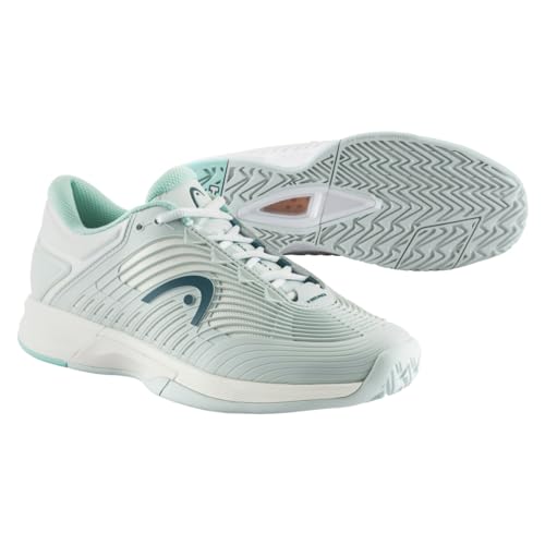 Head Women's Sprint Team Tennis Shoe,White/Gray/Silver/White,6.5 M US3