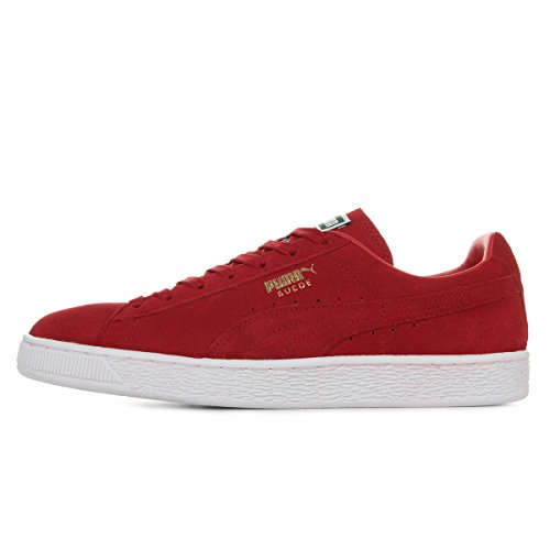 Image of PUMA Suede Classic, Women's Low-Top Sneakers, High Risk Red /White, 5 UK