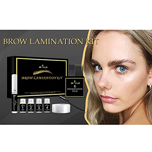 Bozony Conjunto de laminação de sobrancelhas e lifting de cílios Kit de lifting de sobrancelha DIY p