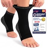 Dr. Arthritis Tobillera con Cobre Desarrollada por Médicos - Para Esguinces y Alivio Fascitis Plantar, Talla M]