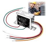 Gulfmew 24V 40VA Control Transformer, Primary 120, 208, 240V Secondary, 24V Transformer with Foot Mount for HVAC Furnace Multi Tap