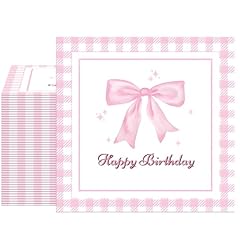 Pink Bow Napkins 01
