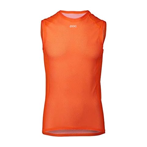 Camiseta sin mangas POC Essential Layer Vest, Zink Orange, M Cover