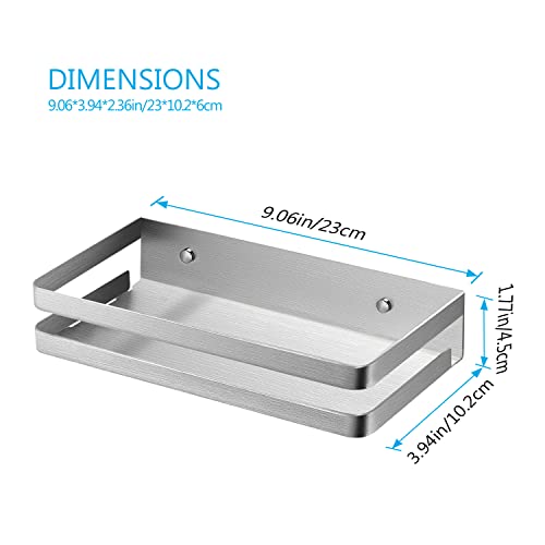 Jsver Stainless Steel Bathroom Shelf Bathroom Shower Shelf Wall Mounted, Bath Shower Caddy Rack, Bath Shower Shelf Basket For Sponge, Shampoo, Soap, Lotion, Razor #TOP4