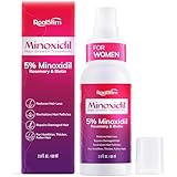 5% Minoxidil Spray for Women Hair Growth: RootStim Extra Strength Hair Regrowth Treatment with Biotin, Caffeine & Peptides for Thinning Hair, Fuller & Healthier Hair - 2 Fl Oz