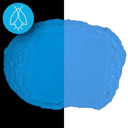 Glow in The Dark Pigment Powder - Neutral and Fluorescent Color for Art Painting, Fine Art, Nail Art Paint, and DIY Crafts - Long Lasting 10+ Color Options - Fluorescent Blue - (30 Grams/1 Ounce) - Thumbnail 2