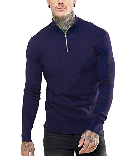 turtleneck with zipper men's