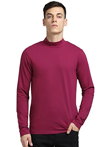 Image of Jack & Jones Men's Cotton Solid Slim Fit Crew Neck T-Shirt