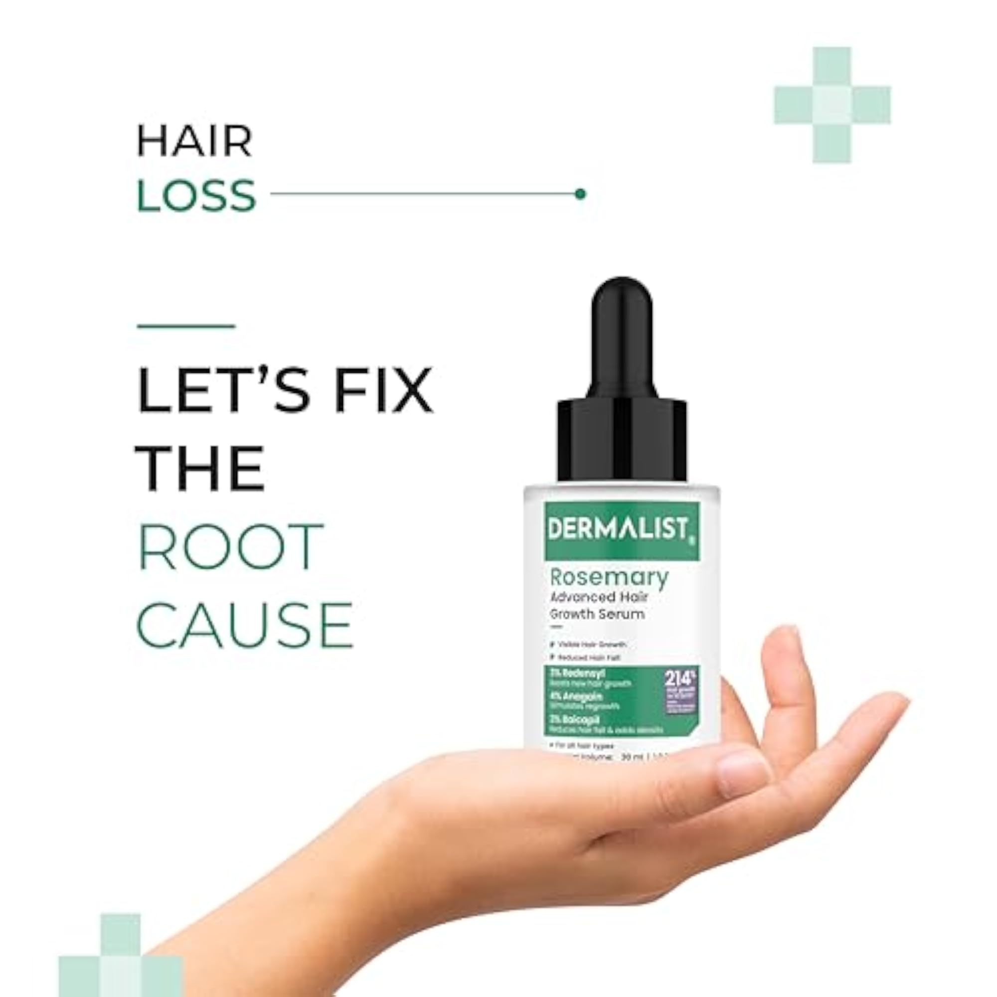 Rosemary Advanced Hair Growth Serum, 30ml