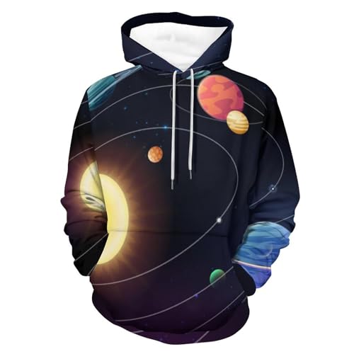 Sweatshirt Planète des Couleurs sweat à capuche manche longue unisexe pull