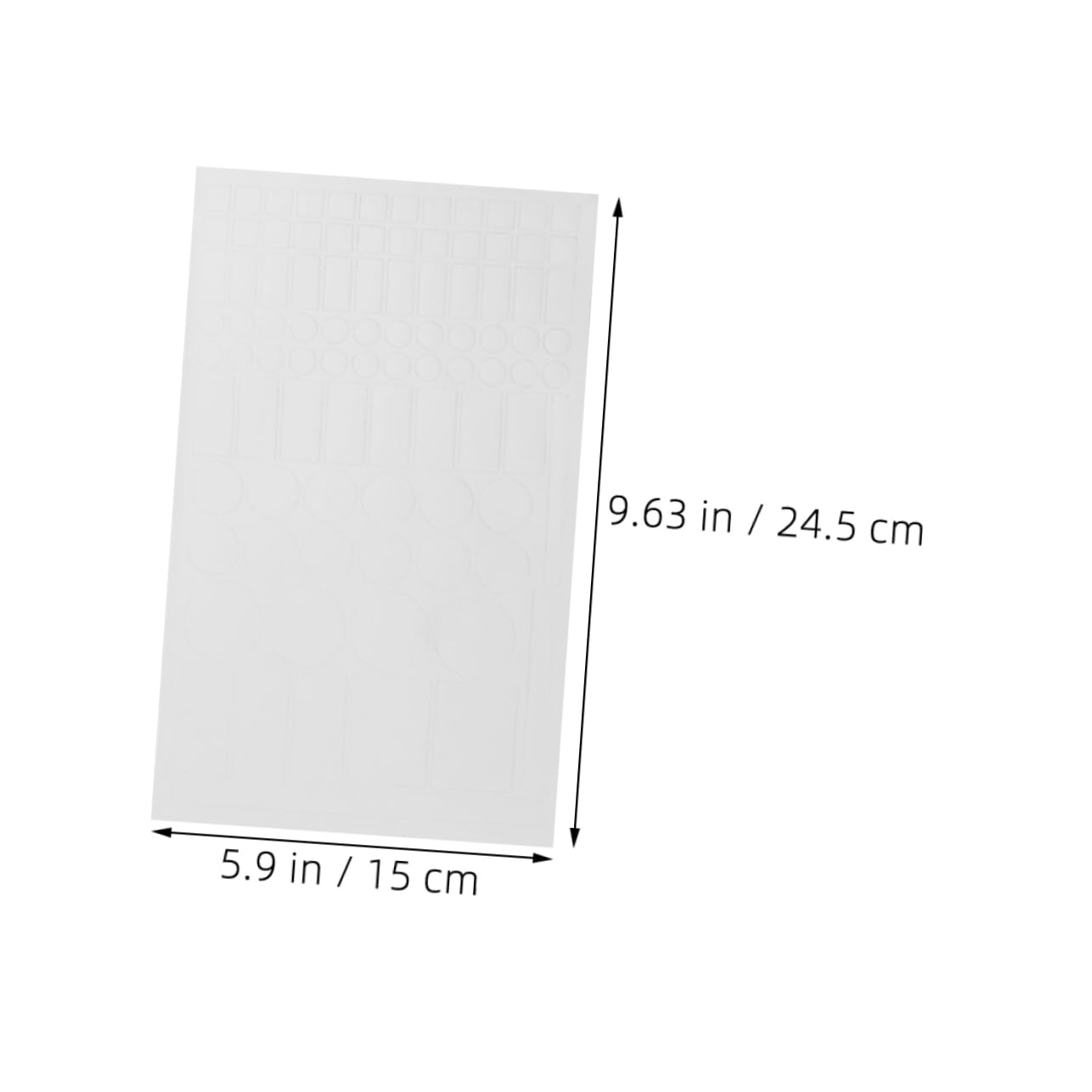 QUMIIRITY 3sheet Blackout Stickers for Led Light Dimming High-Efficiency Light Blocking for Electronics Glare Privacy Versatile Indoor Use Easy Identification Labels Included