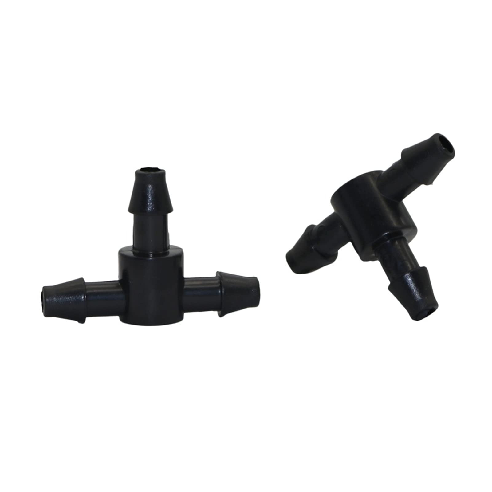 Raccordi per tubi da giardino per cortile industriale 4mm a forma di T-flebo del tee distributore Giardino annaffiato con connettore al tubo flessibile Agricoltura micro irrigazione a goccia 1/4 "tubo