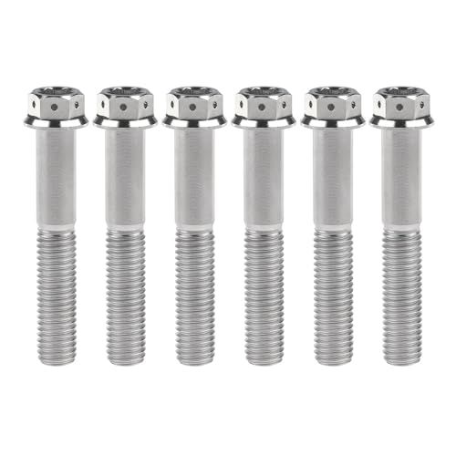 Pernos de titanio M10 anticaída y anticorrosión para chasis y frenos de moto