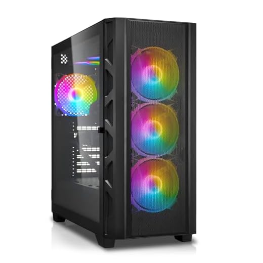 Gaming PC Ryzen 7 5700X 8X 4.6 GHz, 32 GB DDR4 RAM High Speed, 1TB M.2 SSD, RTX 4060 8GB, Win 11 Pro