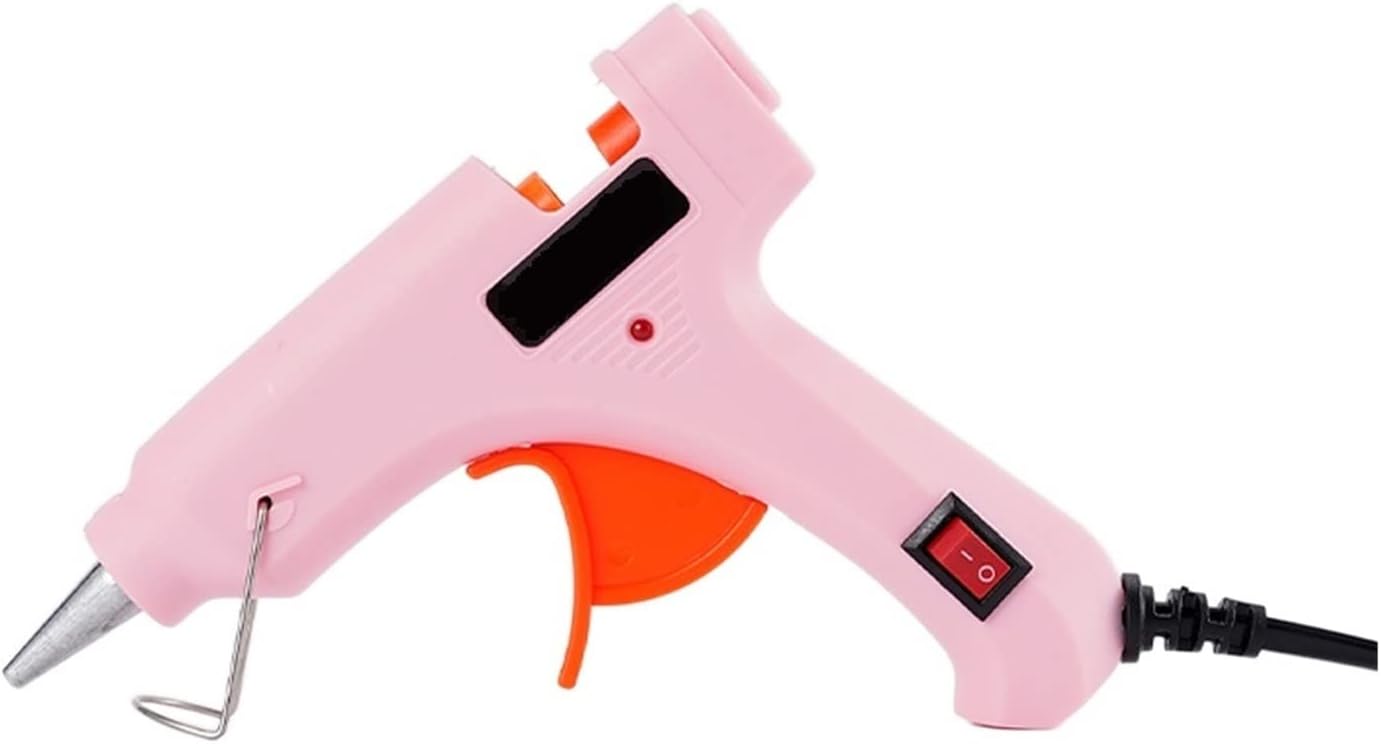 Hot Glue Gun 40W Hot Melt Glue Gun With Switch For 7mm Glue Stick Mini Indusrial Adhesive Hot Gun Electric Heat Temperature Gun Repair Tool for DIY Arts, Crafts and Quick Repairs (