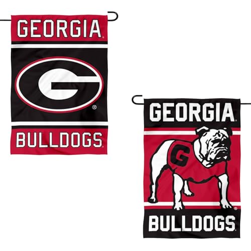 College Flags & Banners Co. Georgia Bulldogs Double Logo Garden Flag