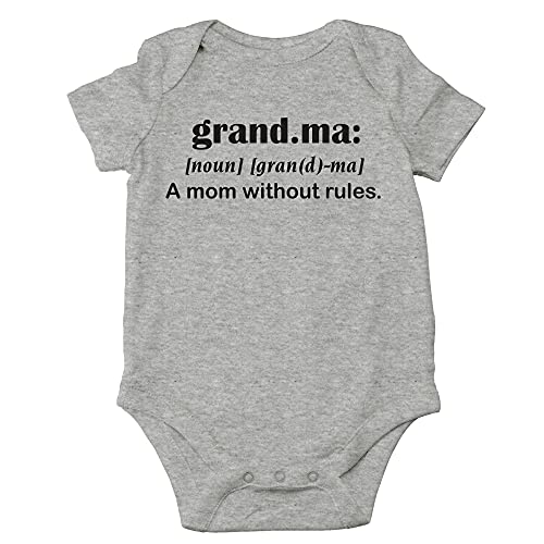 Image of CBTwear Grandma Definition - Baby Clothes - Funny Newborn Bodysuit Outfits for Boys and Girls
