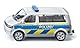 siku 1553, VW T5 Autobahnpolizei, Spielzeugauto für Kinder, Metall/Kunststoff, Silber, Öffenbare Heckklappe, Anhängerkupplung