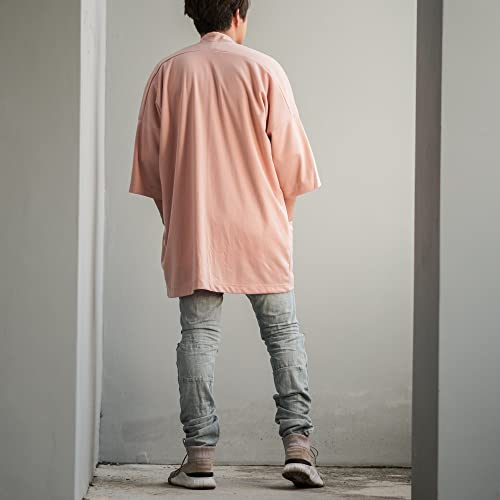 Image of Men's Long Oversized Kimono Cardigan Noragi Japan Jacket Haori Man Yukata Coat