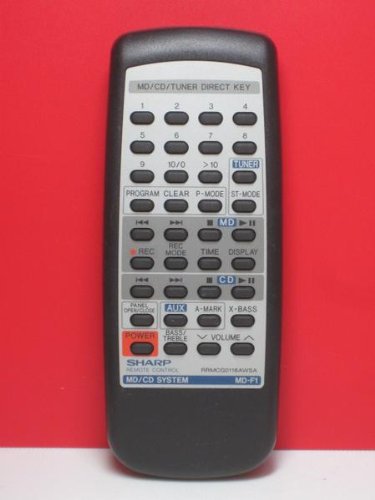 シャープ オーディオリモコン MD-F1 RRMCG0118AWSA khxv5rg Amazon | シャープ オーディオリモコン MD-F1 RRMCG0118AWSA