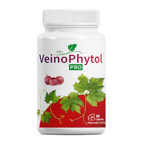 Veinophytol PRO | Complejo Alimenticio para Circulación y Alivio Piernas Pesadas, Cansadas e Hinchadas | Triple Efecto: Circulación, Ligereza y Frescura | Favorece la Movilidad y Flex | 30 Cáps