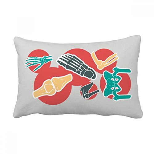 Coussin lombaire structure osseuse colorée pour sublimer le canapé du salon - 2